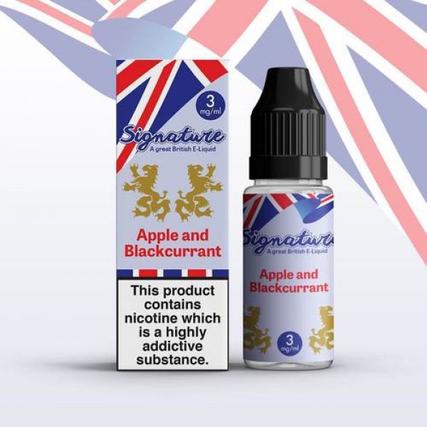 Pack of 10 Signature Apple and Blackcurrant 10 X 10ml Eliquid