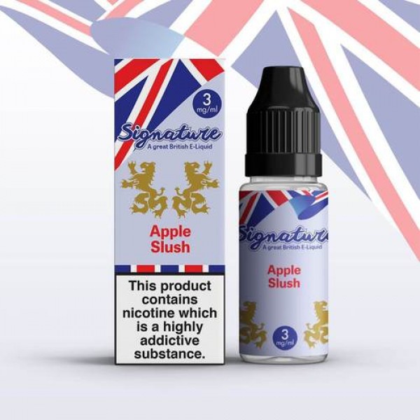 Pack of 10 Signature Apple Slush 10 X 10ml Eliquid