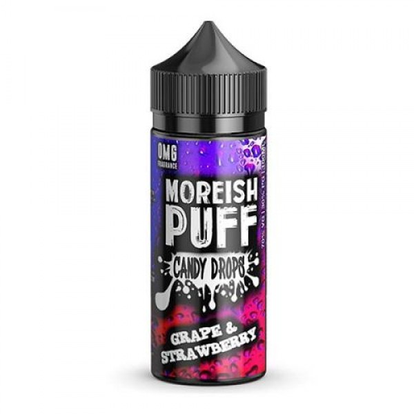 Grape & Strawberry CANDY DROPS 100ml E-Liquid By Moreish Puff