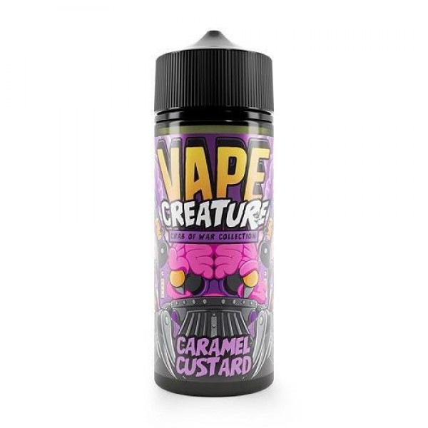 Caramel CUSTARD 100ml E-Liquid By Vape Creature | BUY 2 GET 1 FREE