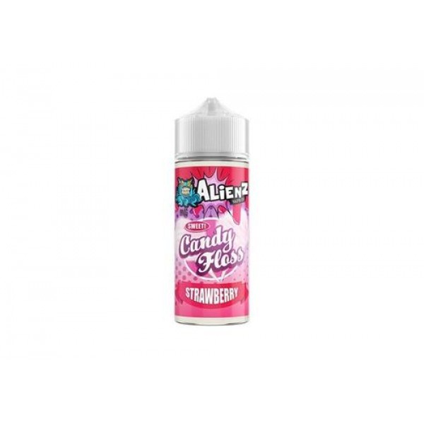 Strawberry CANDY FLOSS 100ml E-Liquid By 50/50 Alienz Vape Co | BUY 2 GET 1 FREE