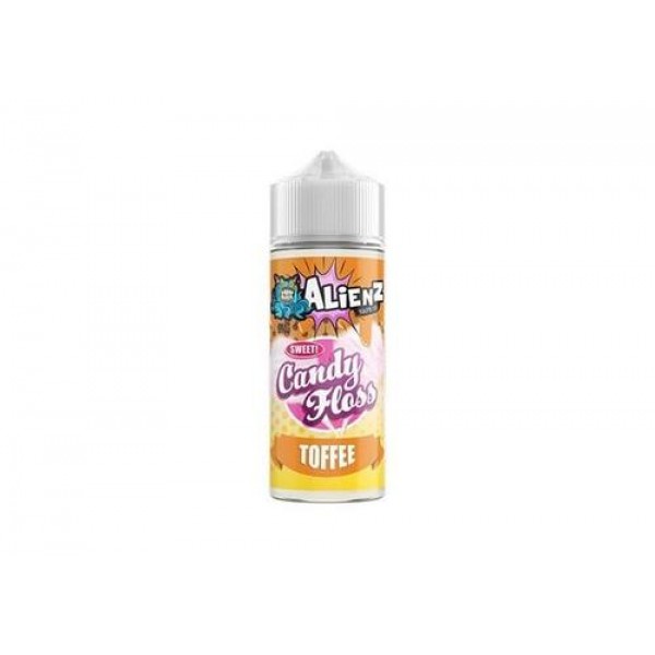 Toffee CANDY FLOSS 100ml E-Liquid By 50/50 Alienz Vape Co | BUY 2 GET 1 FREE