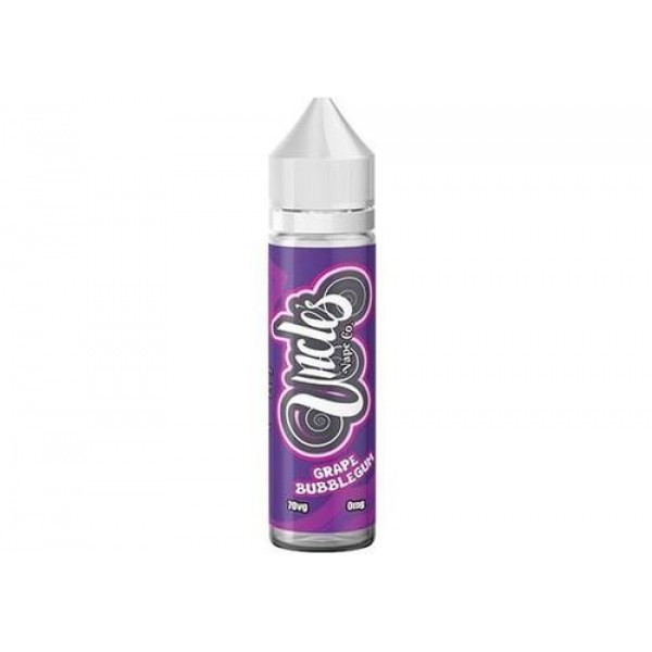 Grape Bubblegum 50ml E-Liquid By Uncles Vape Co.