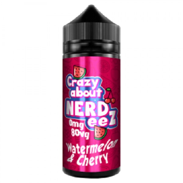 Watermelon & Cherry 100ml E-Liquid By Crazy about Nerdeez | BUY 2 GET 1 FREE