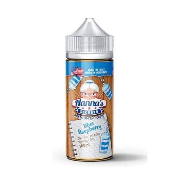 Blue Raspberry 100ml E-Liquid By Nannas Secrets | BUY 2 GET 1 FREE