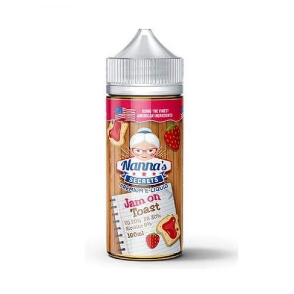 Jam on Toast 100ml E-Liquid By Nannas Secrets | BUY 2 GET 1 FREE