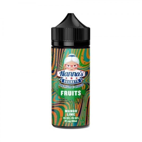 Mango Lime 100ml E-Liquid By Nannas Secrets Fruits | BUY 2 GET 1 FREE