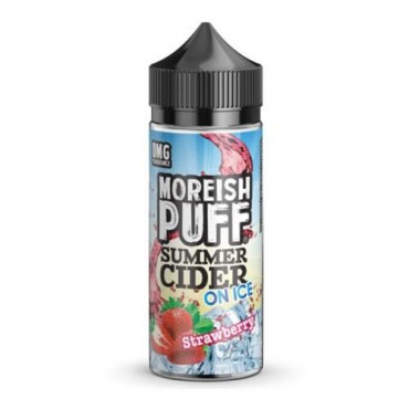 Strawberry SUMMER CIDER ON ICE 100ml E-Liquid By Moreish Puff