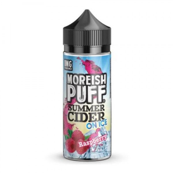 Raspberry SUMMER CIDER ON ICE 100ml E-Liquid By Moreish Puff