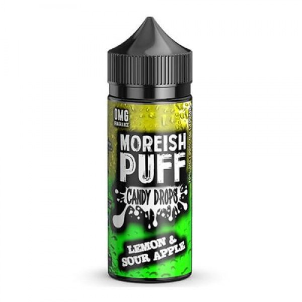 Lemon & Sour Apple CANDY DROPS 100ml E-Liquid By Moreish Puff