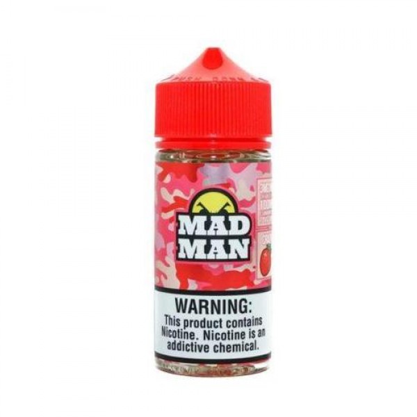 Crazy Strawberry 100ml E-Liquid By Mad Man