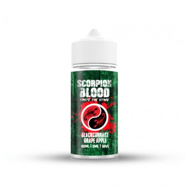 Blackcurrant Grape Apple E Liquid by Scorpion Blood 100ml