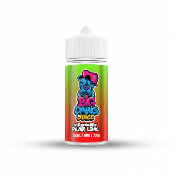 Strawberry Pear Lime E Liquid by Big Dawg juice 100ml | BUY 2 GET 1 FREE