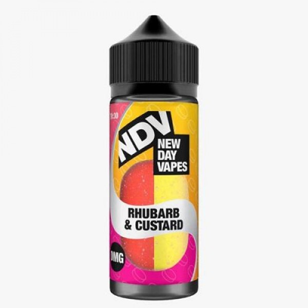 Rhubarb & Custard 100ml E-Liquid By New Day Vapes | BUY 2 GET 1 FREE