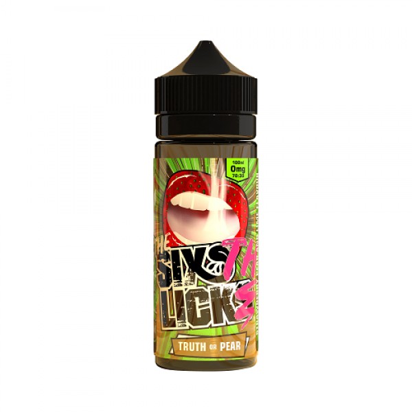 Truth or Pear 100ml E-Liquid By Six Licks