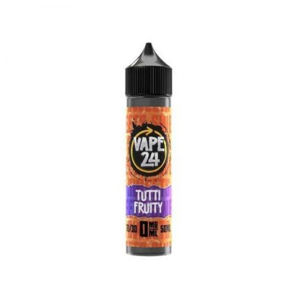 Tutti Fruity 50ml E-Liquid By Vape 24 | BUY 2 GET 1 FREE