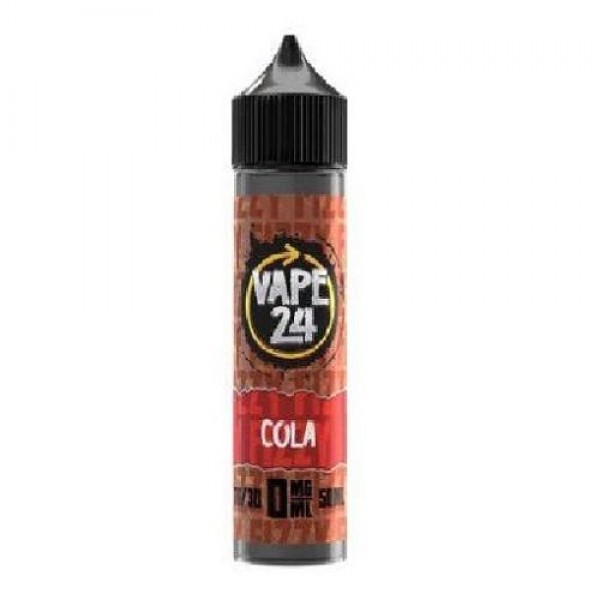 Cola 50ml E-Liquid By Vape 24 | BUY 2 GET 1 FREE