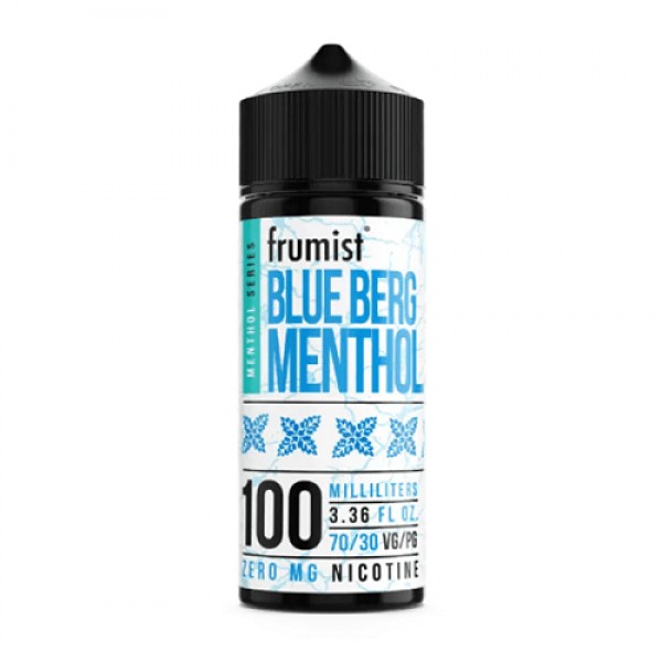 Blue Berg Shortfill E-Liquid by Frumist Menthol Series 100ml