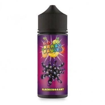 Blackcurrant Shortfill E Liquid by Krazy Fruits 100ml