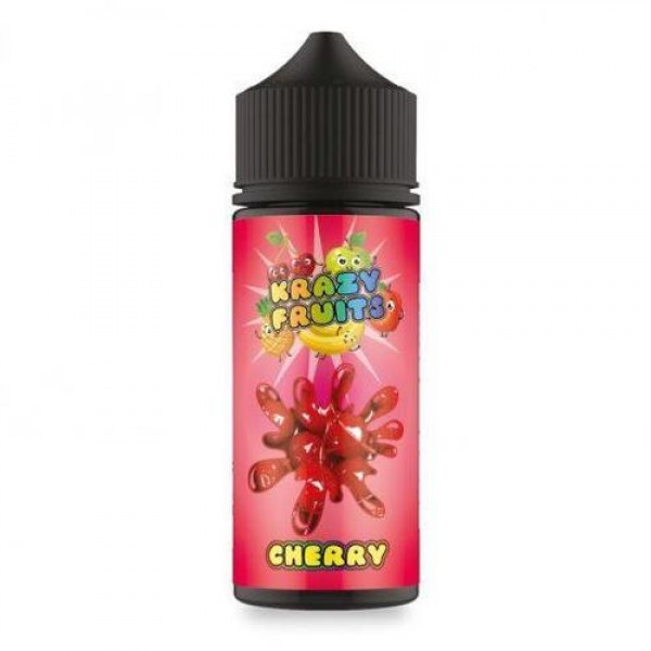 Cherry Shortfill E Liquid by Krazy Fruits 100ml