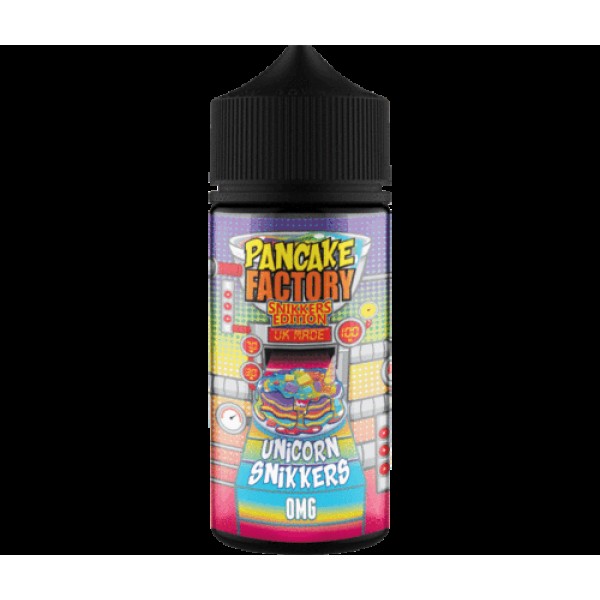 Unicorn Snikkers Shortfill E Liquid by Pancake Factory 100ml | BUY 2 GET 1 FREE