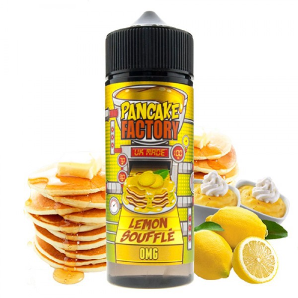 Lemon Souffle Shortfill E Liquid by Pancake Factory 100ml | BUY 2 GET 1 FREE