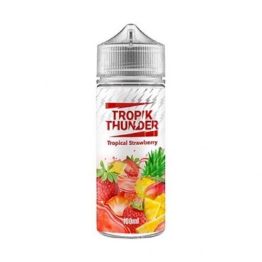 Tropical Strawberry Shortfill E Liquid by Tropik Thunder 100ml | BUY 2 GET 1 FREE