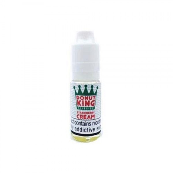 Strawberry Cream Nic Salt 10ml By Donut King 20mg