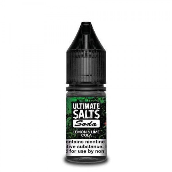 Lemon & Lime Cola 10ml Nicsalt Eliquid by Ultimate Salts Soda