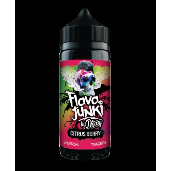 Flava Junki - Citrus Berry - 100ml  e liquid Shortfill | BUY 2 GET 1 FREE