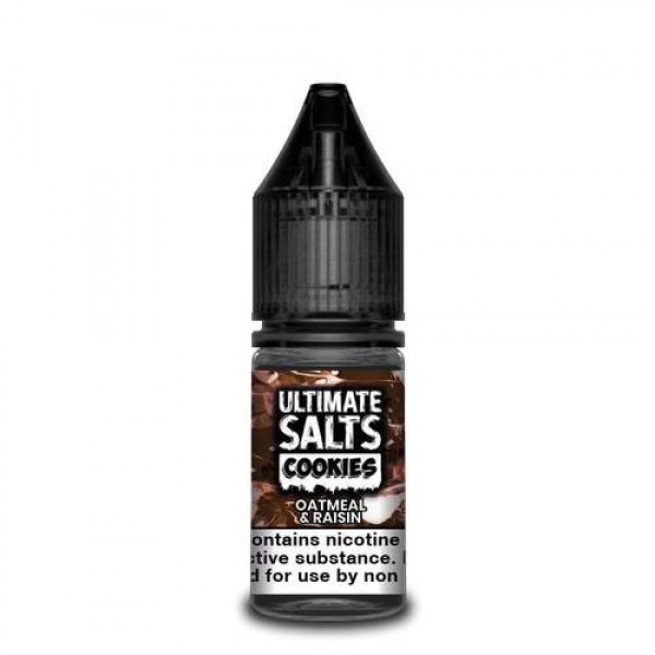 Oatmeal & Raisin 10ml Nicsalt Eliquid by Ultimate Salts Cookies