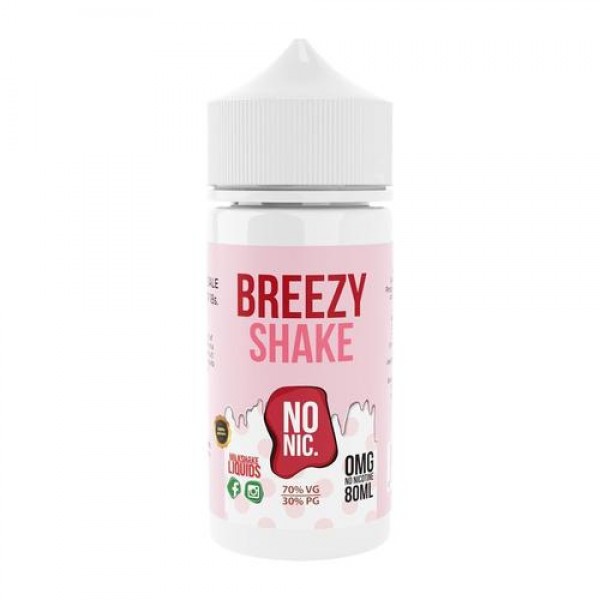 Breezy Shake Shortfill Eliquid by Milkshake Liquids 80ml