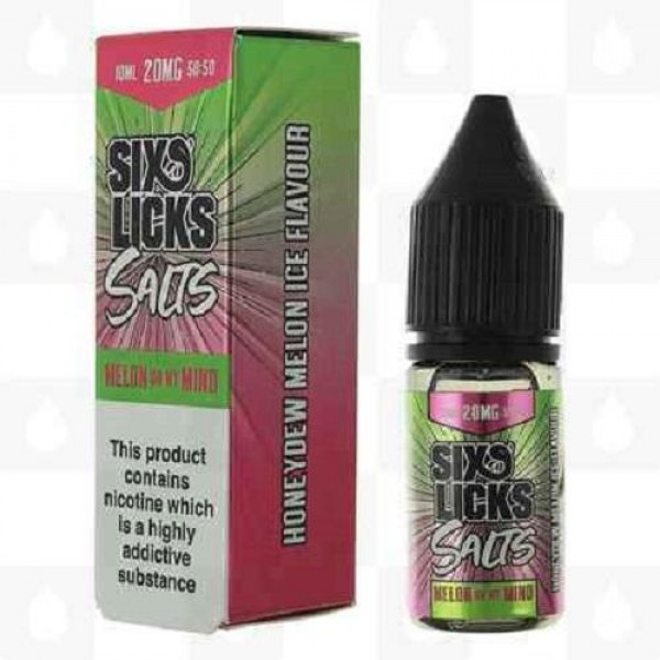 Melon On My Mind 10ml Nic Salt Eliquid By Six Licks