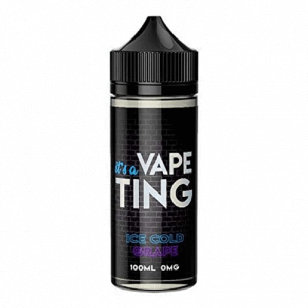 Ice Cold Grape Shortfill E-Liquid by It’s a Vape Ting 100ml | BUY 2 GET 1 FREE