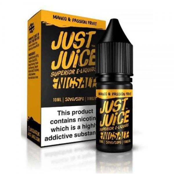 Mango & Passion Fruit 10ml Nicsalt Eliquid by Just Juice