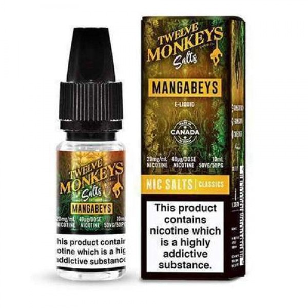 Mangabeys 10ml Nicsalt Eliquid by Twelve Monkeys