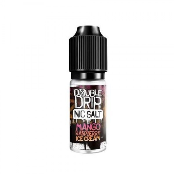 Mango Raspberry Ice Cream 10ml Nicsalt Eliquid by Double Drip