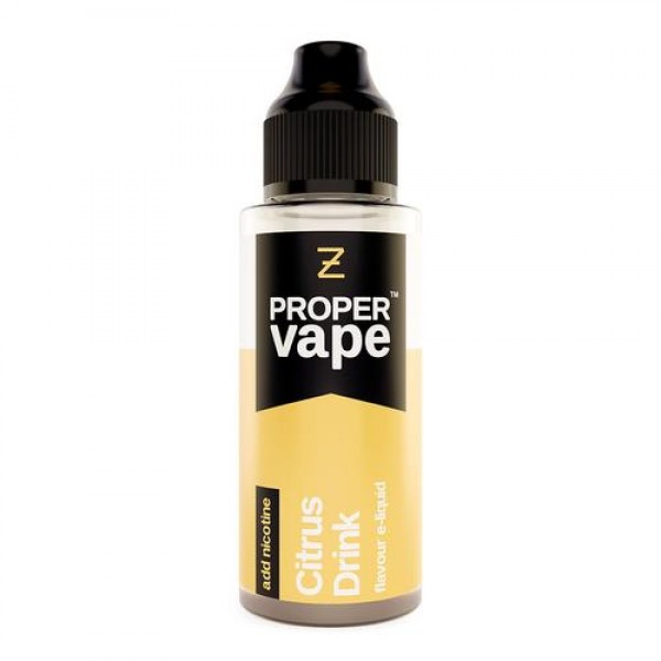 Citrus Drink Proper Vape Shortfill E Liquid by Zeus Juice 100ml