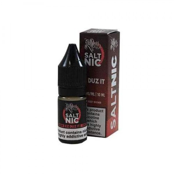 Ez duz it 10ml Nicsalt Eliquid by Ruthless