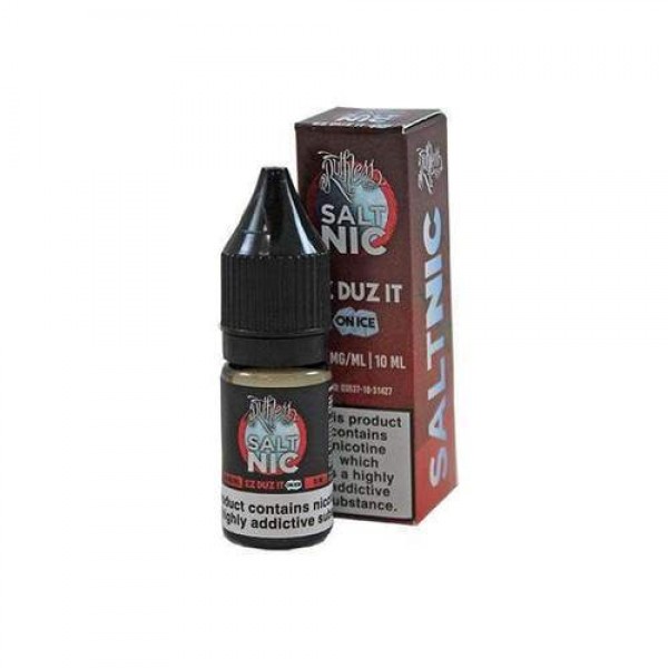 Ez Duz It On Ice 10ml Nicsalt Eliquid by Ruthless