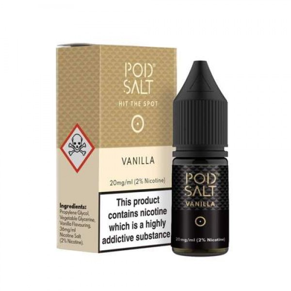 Vanilla 10ml Nicsalt Eliquid by Pod Salt