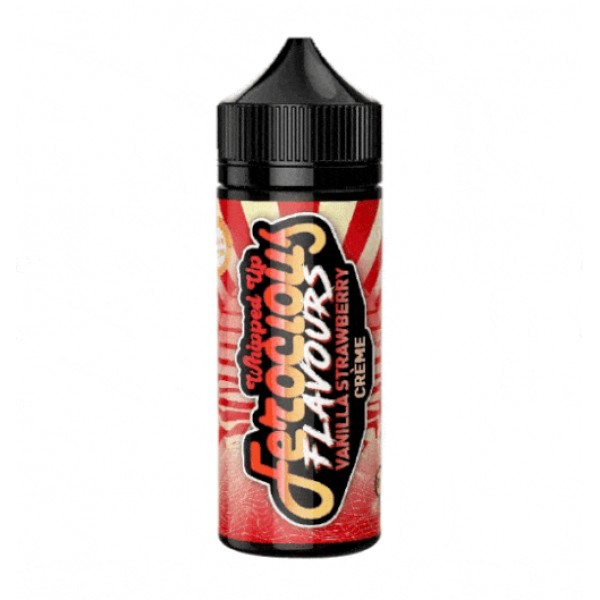 Vanilla Strawberry E liquid 100ml Shortfill By Ferocious