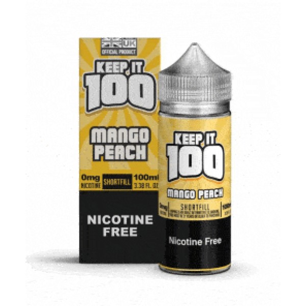 Mango Peach E -liquid 100ml Shortfill by Keep it 100