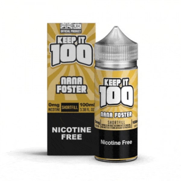 Nana Foster E -liquid 100ml Shortfill by Keep it 100