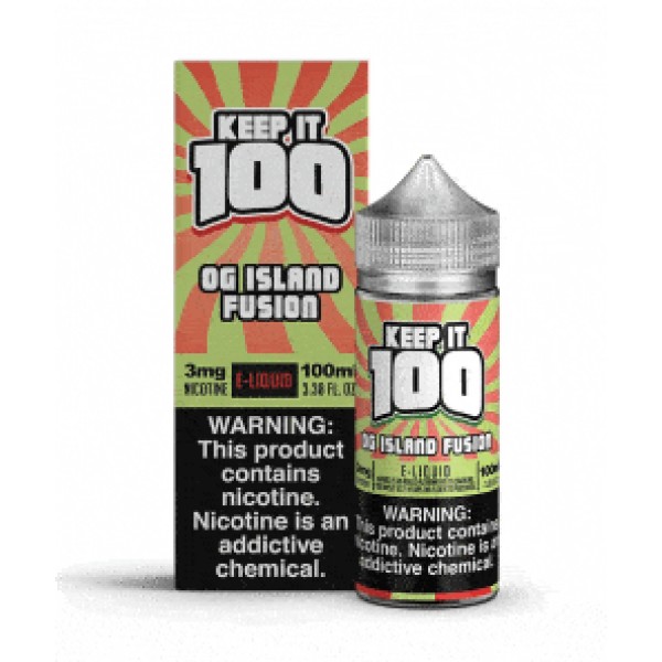 OG Island Fusion E -liquid 100ml Shortfill by Keep it 100