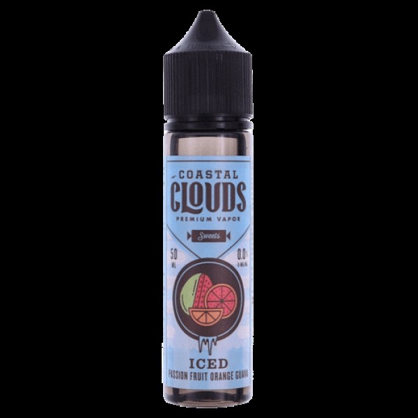 Iced Passion Fruit Orange And Guava Shortfill by Coastal Clouds