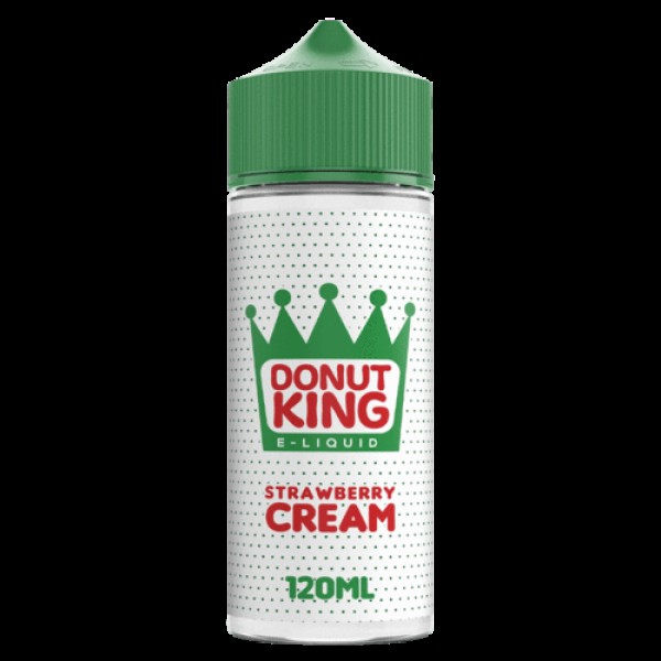 Strawberry Cream Shortfill By Donut King 100ml