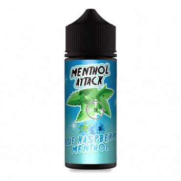 Menthol Attack Blue Raspberry Menthol E Liquid-100ml