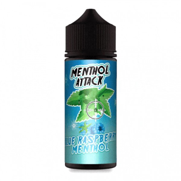 Menthol Attack Blue Raspberry Menthol E Liquid-100ml