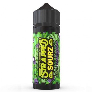 Strapped Sourz Apple & Blackcurrant E-Liquid-100ml